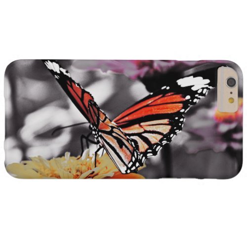 Butterfly on Flowers Barely There iPhone 6 Plus Case