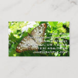Butterfly on Jasmine Tropical Nature Photography Business Card