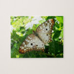 Butterfly on Jasmine Tropical Nature Photography Jigsaw Puzzle