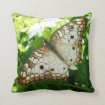 Butterfly on Jasmine Tropical Nature Photography Throw Pillow