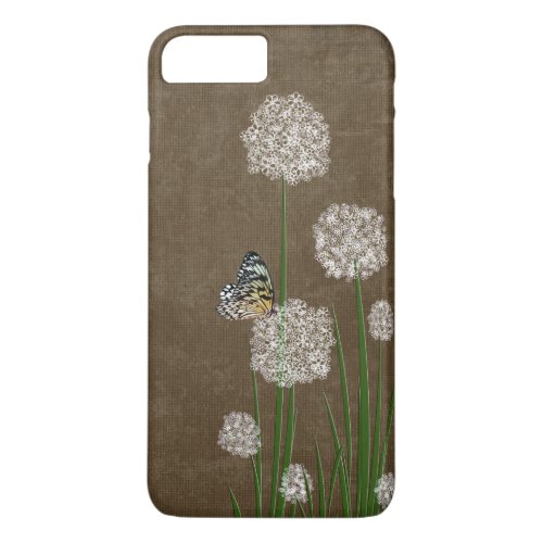 Butterfly On Puffs iPhone 8 Plus7 Plus Case