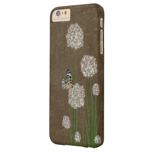 Butterfly On Puffs Barely There iPhone 6 Plus Case