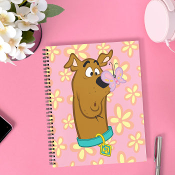 Butterfly On Scooby-doo's Nose Notebook by scoobydoo at Zazzle