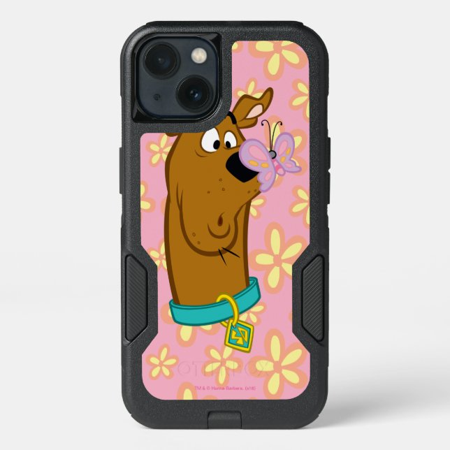 Butterfly On Scooby-Doo's Nose Otterbox iPhone Case (Back)
