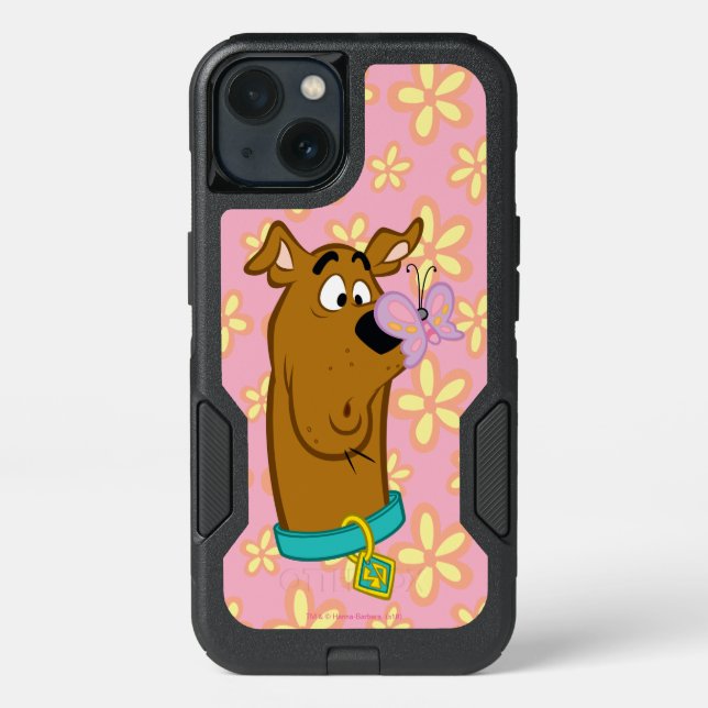 Butterfly On Scooby-Doo's Nose Otterbox iPhone Case (Back)