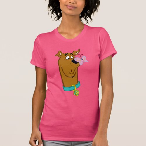 Butterfly On Scooby_Doos Nose T_Shirt