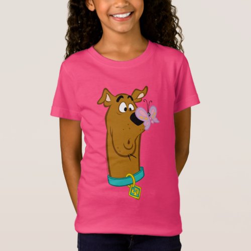 Butterfly On Scooby_Doos Nose T_Shirt