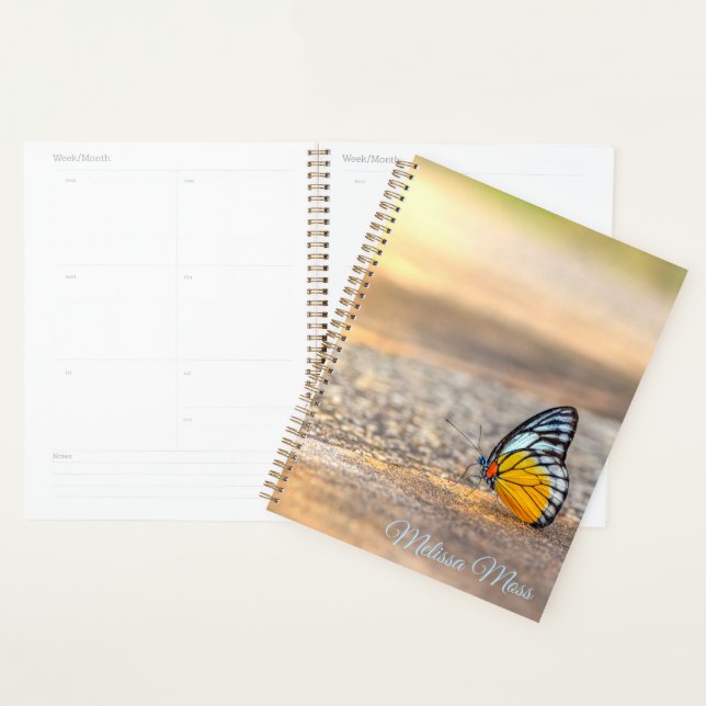 Butterfly on The Beach *Personalize* Planner (Display)