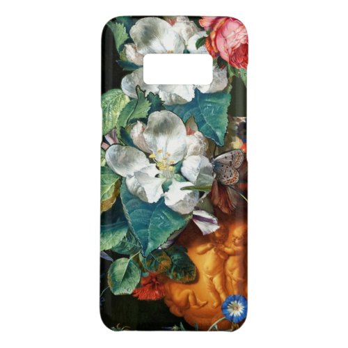 BUTTERFLY ON WHITE FLOWERS Floral Case_Mate Samsung Galaxy S8 Case