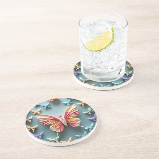 Butterfly Origami Coaster (Side)