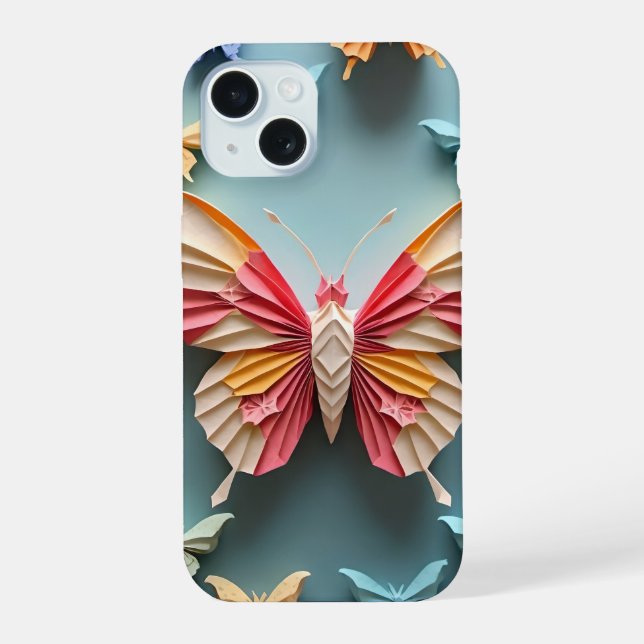 Butterfly Origami Iphone Case (Back)