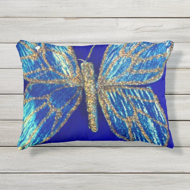 Butterfly Outdoor Pillow (Front)