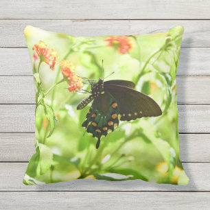 Butterfly outdoor throwpillow