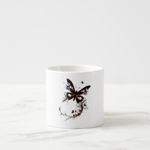 Butterfly Outline Specialty Espresso Mug