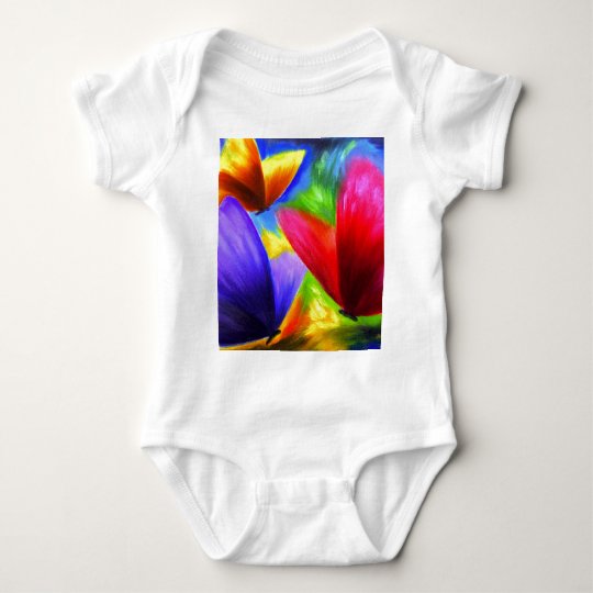 Butterfly Painting Art - Multi Baby Bodysuit