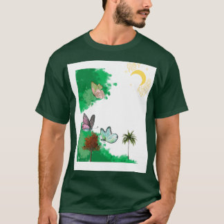 BUTTERFLY PALM TEE