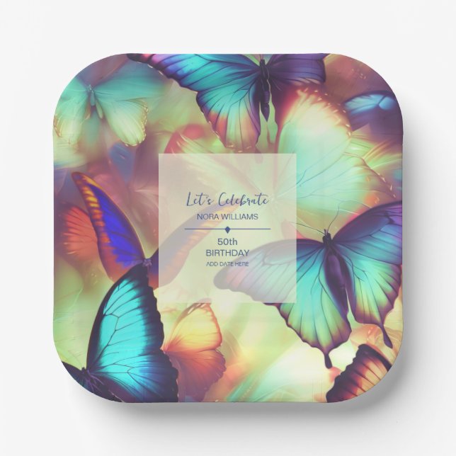 Butterfly Paper Plate (Front)
