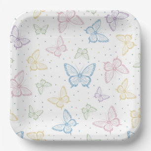 Butterfly Paper Plates