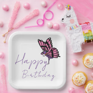 Butterfly Paper Plates