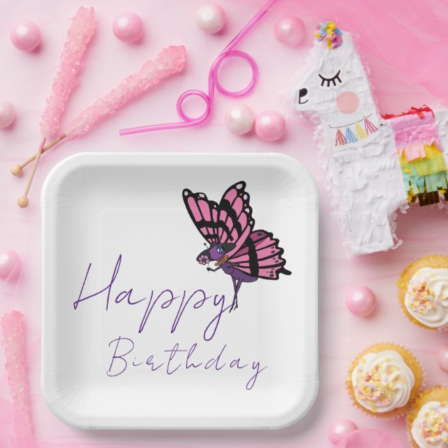 Butterfly Paper Plates (Party)