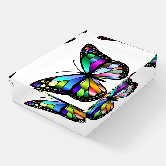 Butterfly Paperweight (Angled)