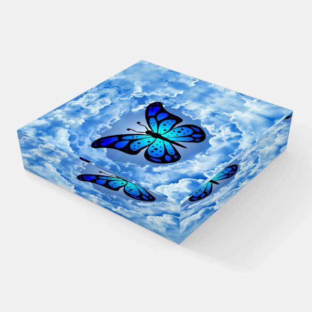 Butterfly Paperweight (Angled)