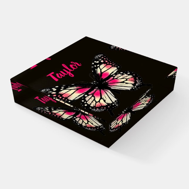 Butterfly Paperweight (Angled)