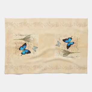 Butterfly Papillon Kitchen Towel - Desert Bloom