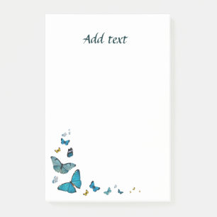 Butterfly Parade, pretty template design Post-it Notes
