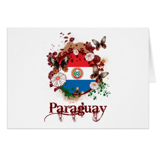 Butterfly Paraguay Cards (Front Horizontal)