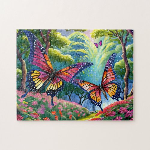 Butterfly Park 2 Bold and Beautiful Jigsaw Puzzle 