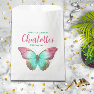 Butterfly Party Favor Thank You Bag