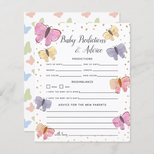 Butterfly Pastel Color Baby Predictions  Advice