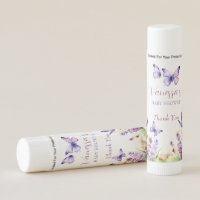 Butterfly pastel lavender lilac baby shower favors