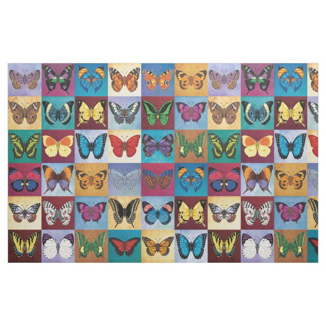 Butterfly Patchwork Fabric (Fat Quarter)
