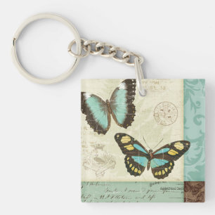 Butterfly Patchwork Keychain