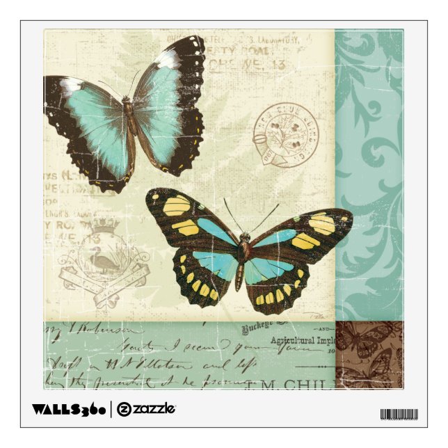 Butterfly Patchwork Wall Sticker (Front)