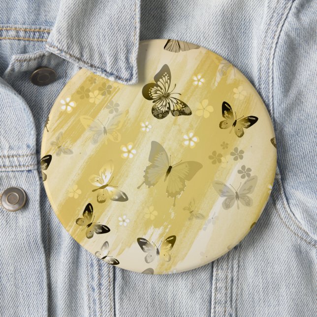 Butterfly Pattern 10 Button (In Situ)