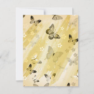 Butterfly Pattern 10 Note Card