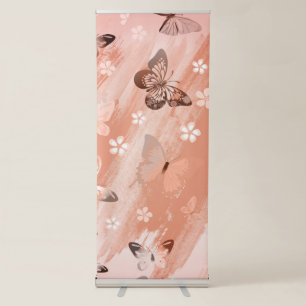 Butterfly Pattern 11 Retractable Banner