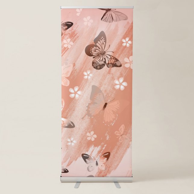 Butterfly Pattern 11 Retractable Banner (Front)