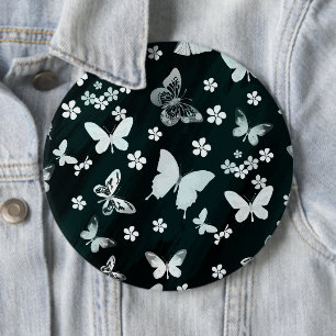 Butterfly Pattern 14 Button
