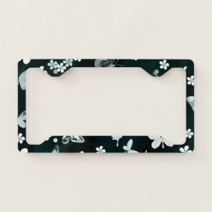 Butterfly Pattern 14 License Plate Frame