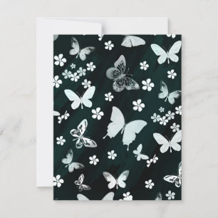 Butterfly Pattern 14 Note Card