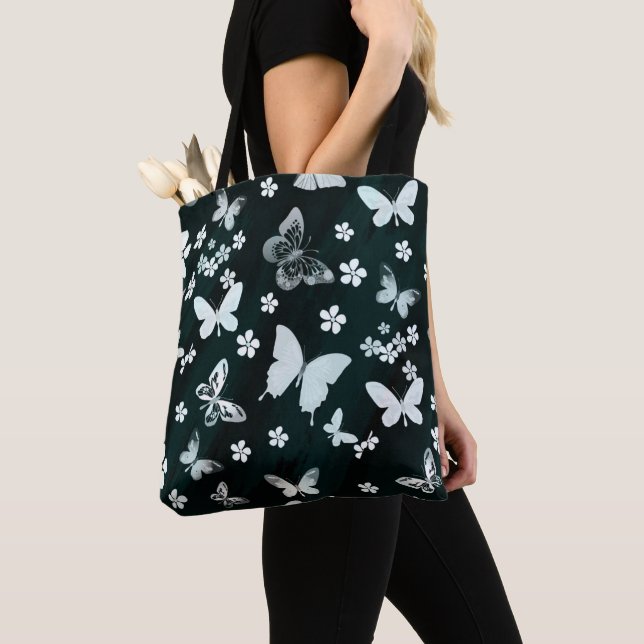 Butterfly Pattern 14 Tote Bag (Close Up)