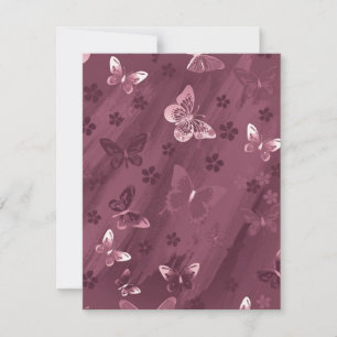 Butterfly Pattern 16 Note Card