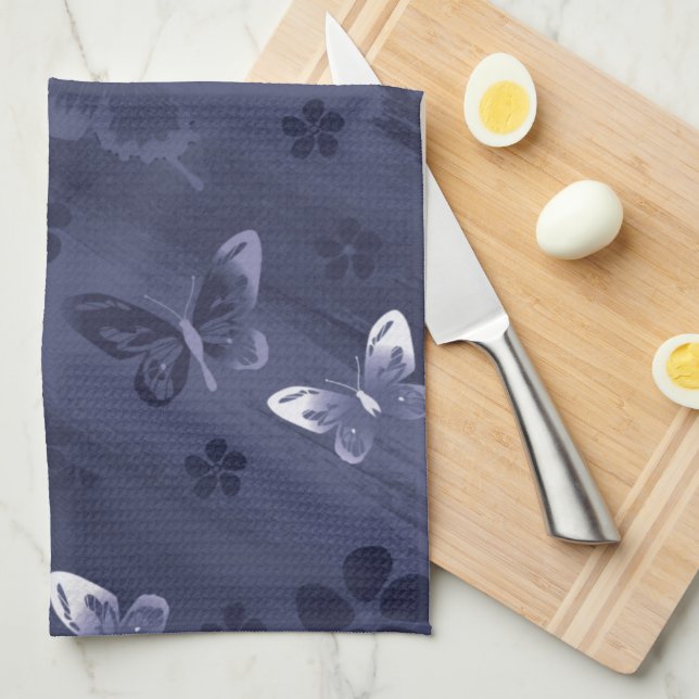 Butterfly Pattern 17 Kitchen Towel (Quarter Fold)