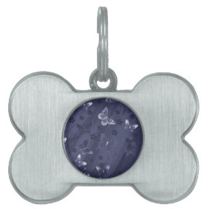 Butterfly Pattern 17 Pet ID Tag