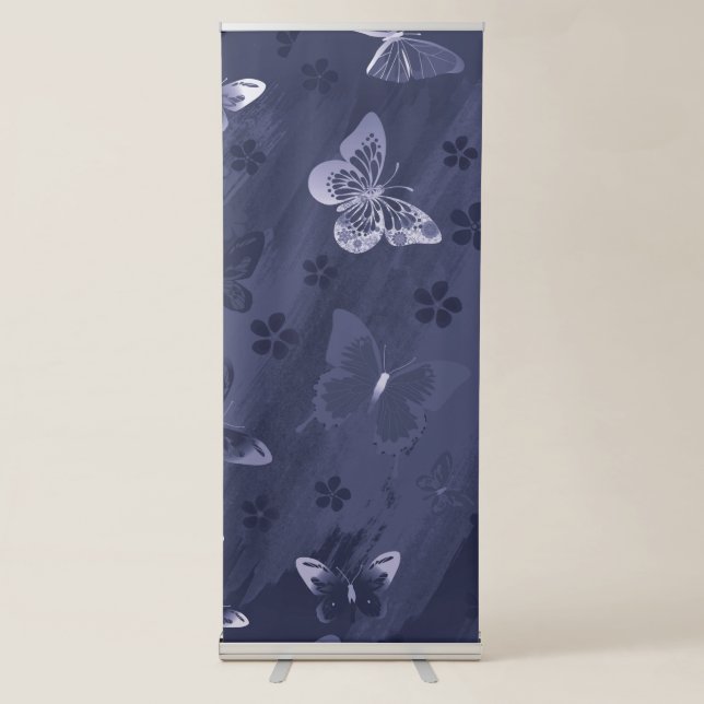 Butterfly Pattern 17 Retractable Banner (Front)