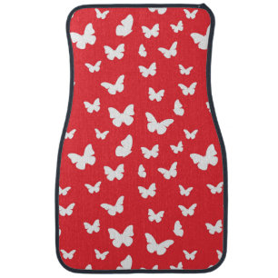 Butterfly pattern 2 car mat